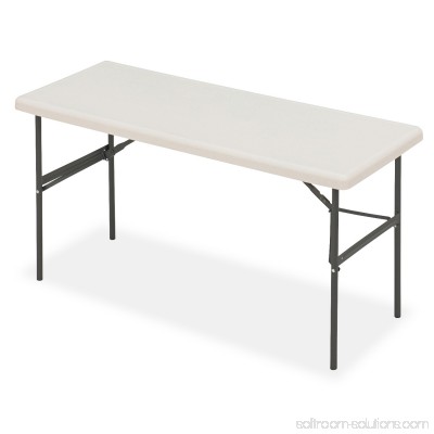 Iceberg IndestrucTable TOO Folding Table, 24x60, Platinum